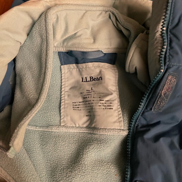 LL bean womens lined jacket size large - Picture 8 of 8